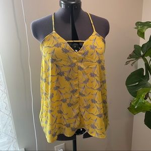 Yellow floral top
